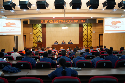 瀘天化股份公司黨委召開支部書記例會(huì)