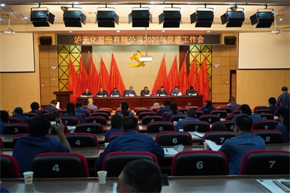 瀘天化股份公司召開(kāi)2020年黨建工作會(huì)
