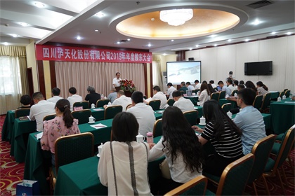 瀘天化股份公司召開(kāi)2019年度股東大會(huì)