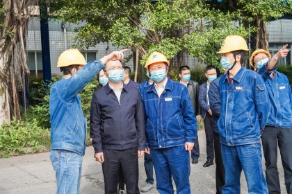 瀘州市委常委、紀(jì)委書記、監(jiān)委主任徐弟波帶隊來我公司調(diào)研