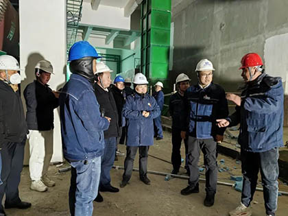 瀘天化集團領導調(diào)研指導寧夏高效復合肥項目建設工作