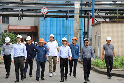 無(wú)錫市國(guó)聯(lián)金投和合私募基金管理有限公司董事長(zhǎng)鄭耀一行到油脂公司考察