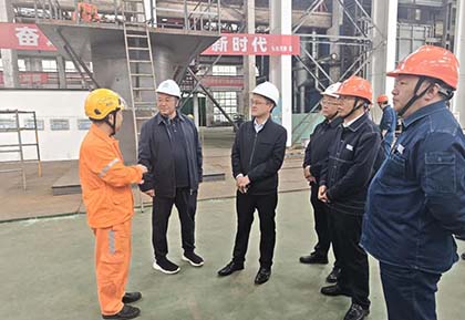 瀘天化集團(tuán)黨委書記、董事長(zhǎng)羅火明率隊(duì)到公司調(diào)研指導(dǎo)