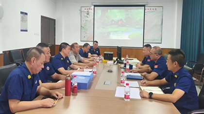瀘州市消防救援支隊到瀘天化消防救護中心調(diào)研指導(dǎo)工作